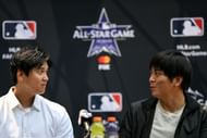 Ohtani (left) and Mizuhara